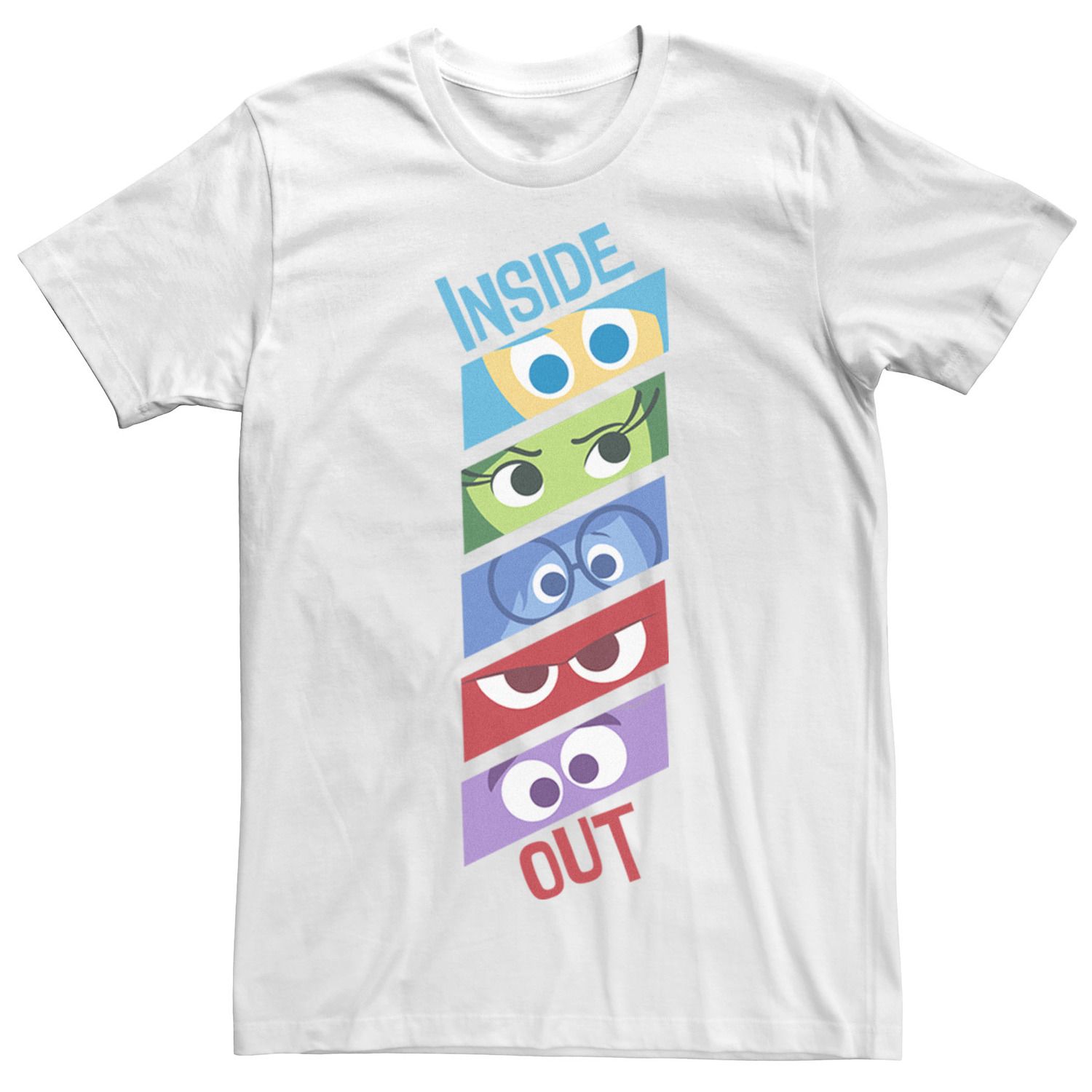 Мужская футболка Inside Out Emotion Eyes Disney / Pixar