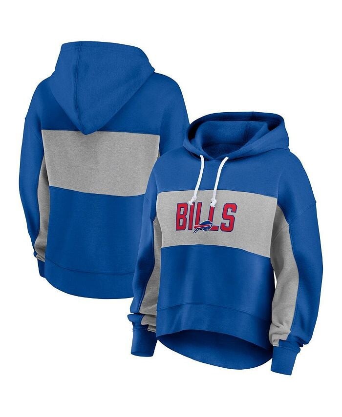 

Женский пуловер с капюшоном с фирменным наполнителем Royal Buffalo Bills Fanatics, синий