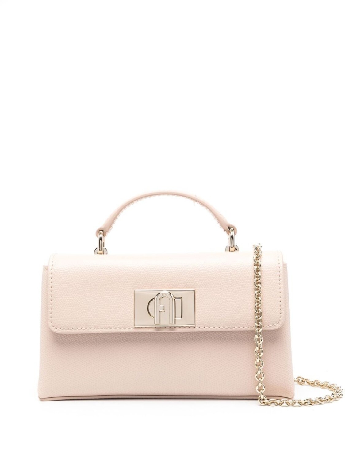 

Furla сумка-тоут с пряжкой-логотипом, нейтральный цвет