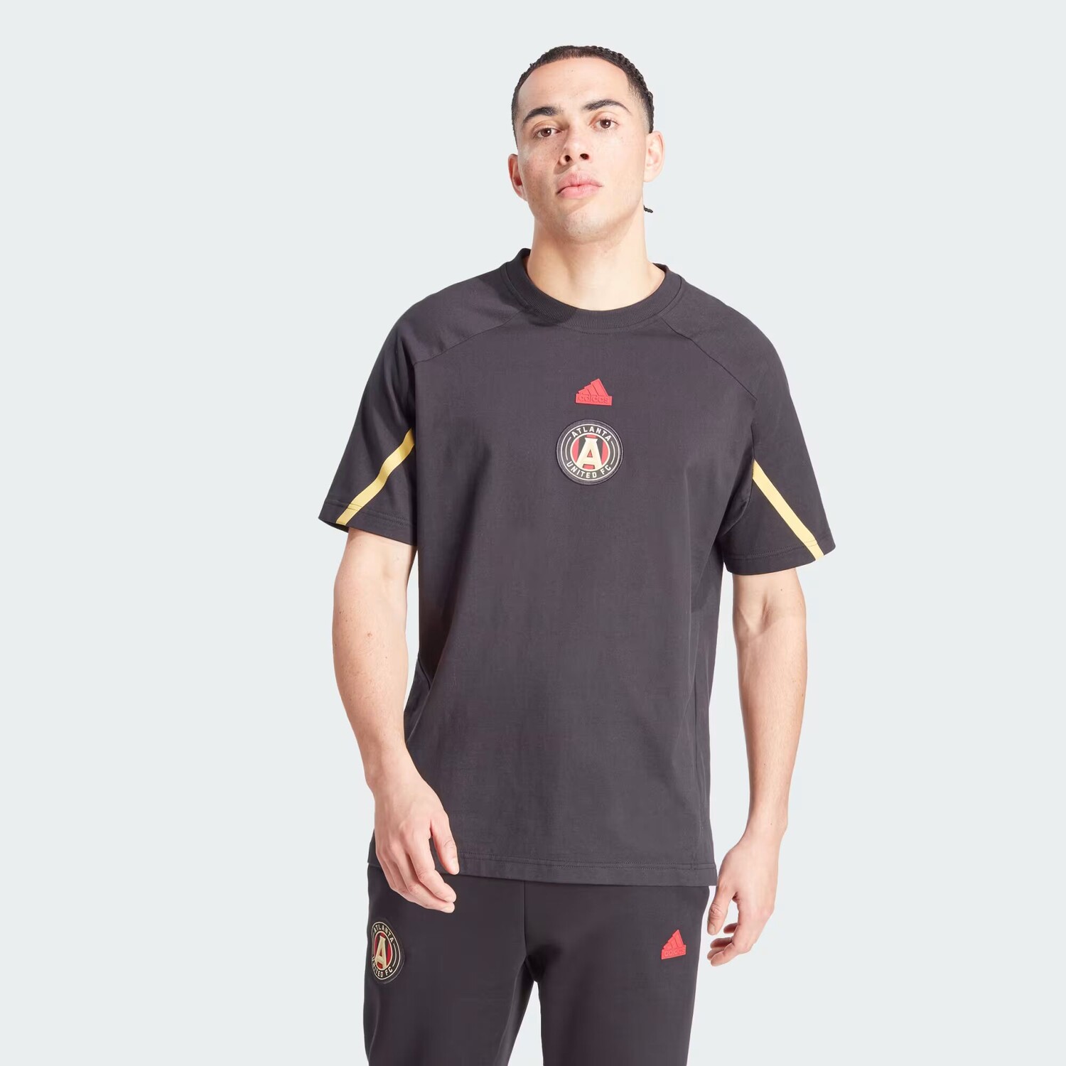 

Футболка Атланта Юнайтед для путешествий в игровой день Adidas, цвет Black