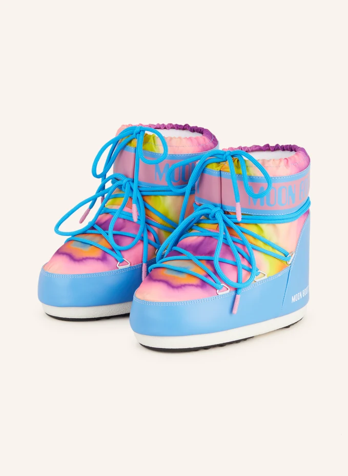 

Лунные сапоги icon low tie dye Moon Boot, синий