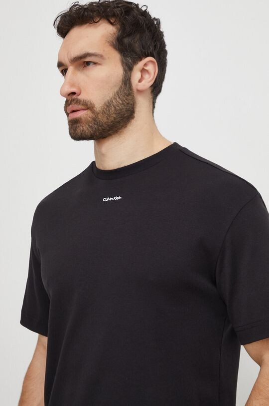 

Хлопковая футболка Calvin Klein, черный