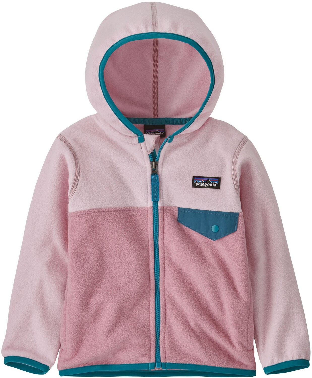 

Флисовая куртка Baby Micro D Snap-T — для малышей Patagonia, розовый