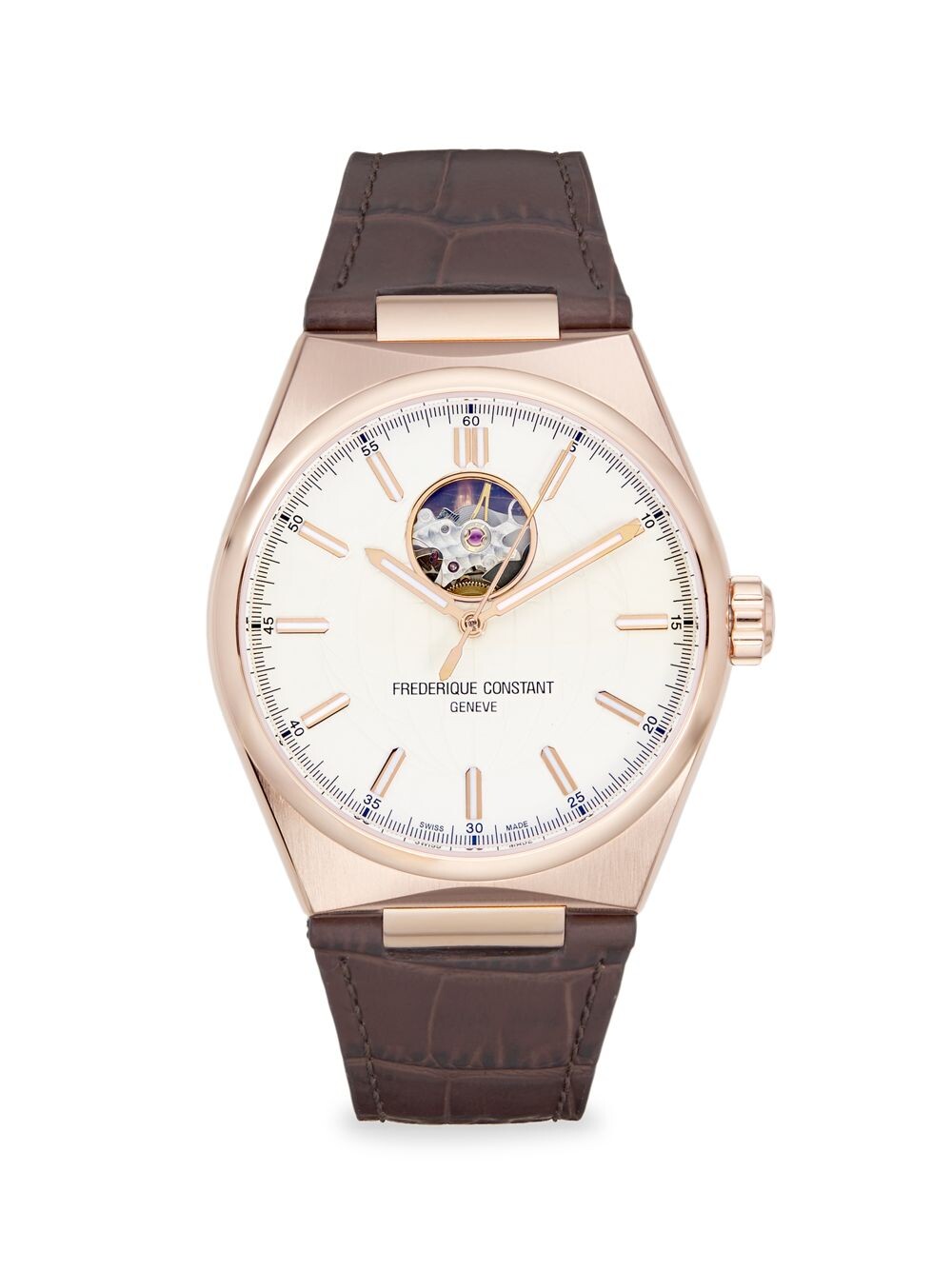 

Часы с кожаным ремешком Highlife Heartbreak Frederique Constant, роза