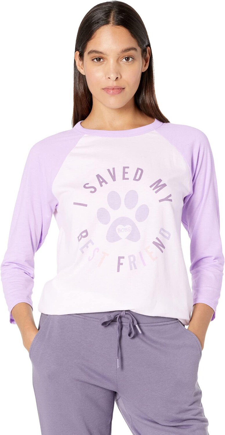 

Бейсбольная футболка Best Friend SKECHERS, цвет Mystic Violet