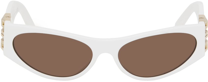 Белые солнцезащитные очки 4G Givenchy