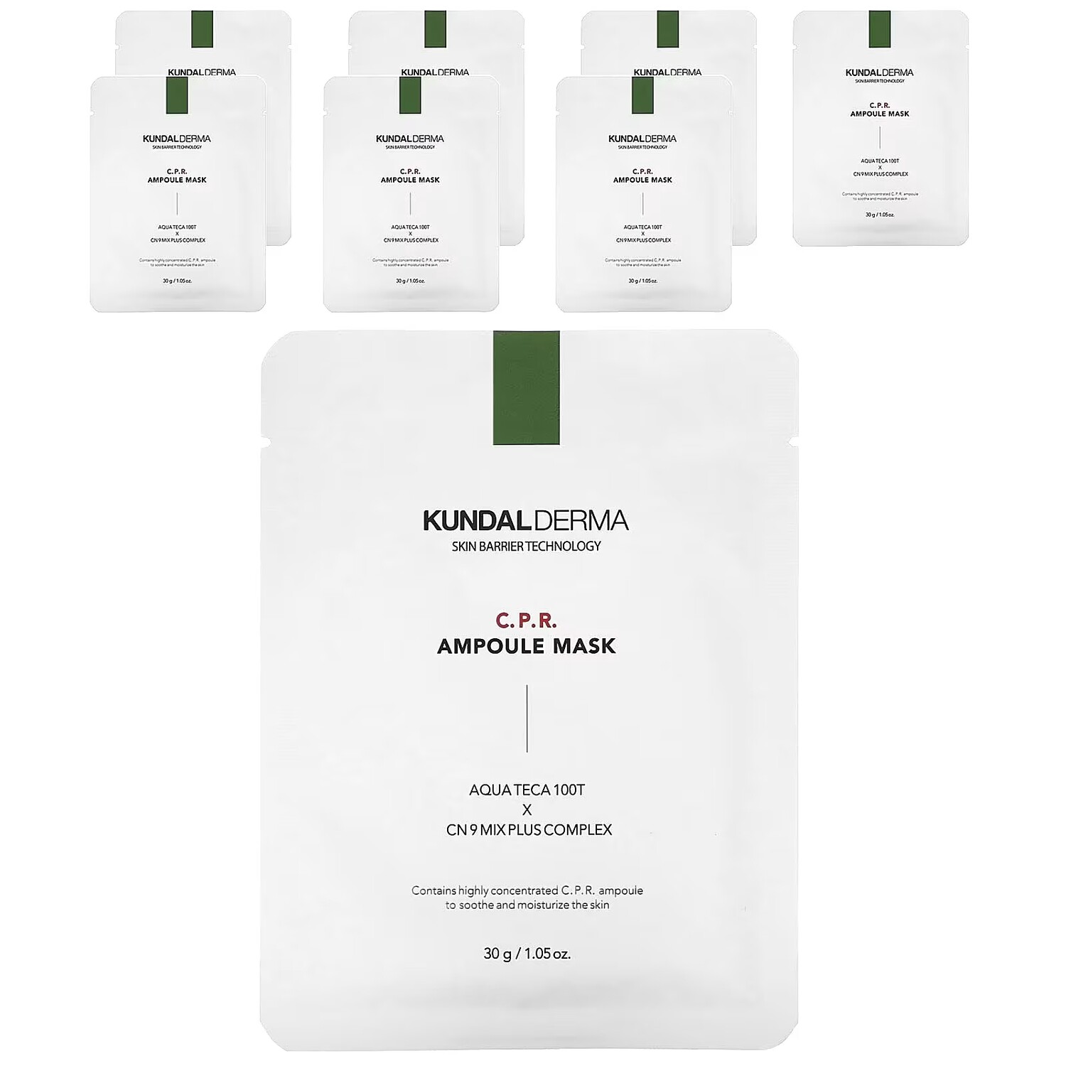 

Маска Kundal Derma CPR Ampoule Beauty, 7 тканевых масок по 30 г