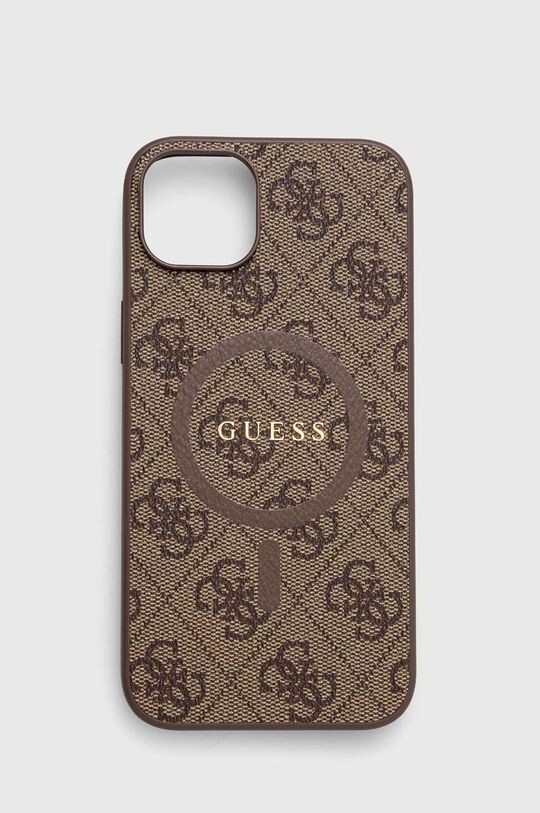 

Чехол для iPhone 15 Plus/14 Plus 6,7 дюйма Guess, коричневый