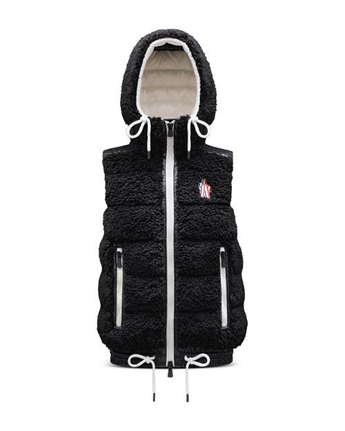 

Moncler Пуховик Тедди с капюшоном Moncler, цвет Black