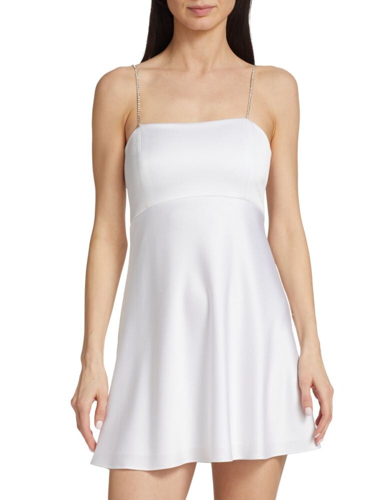 

Мини-платье Sutton с кристаллами Alice + Olivia, белый