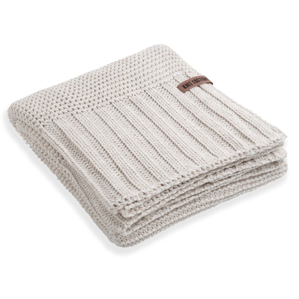 

Knit Factory Vinz Plaid XL - Бежевый - 195x225 см