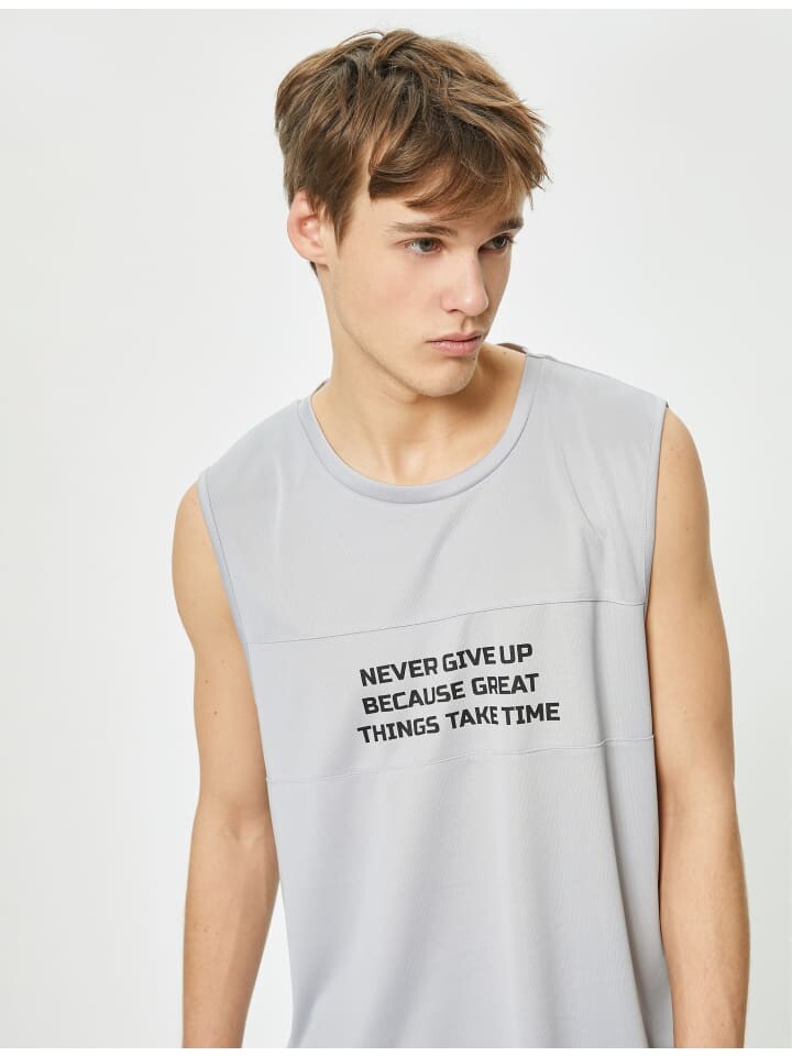 

Футболка KOTON Tanktop, серый