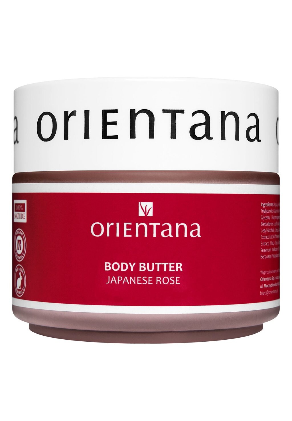 

Увлажняющее масло для тела Japanese Rose Body Butter, 100 G ORIENTANA, цвет klar