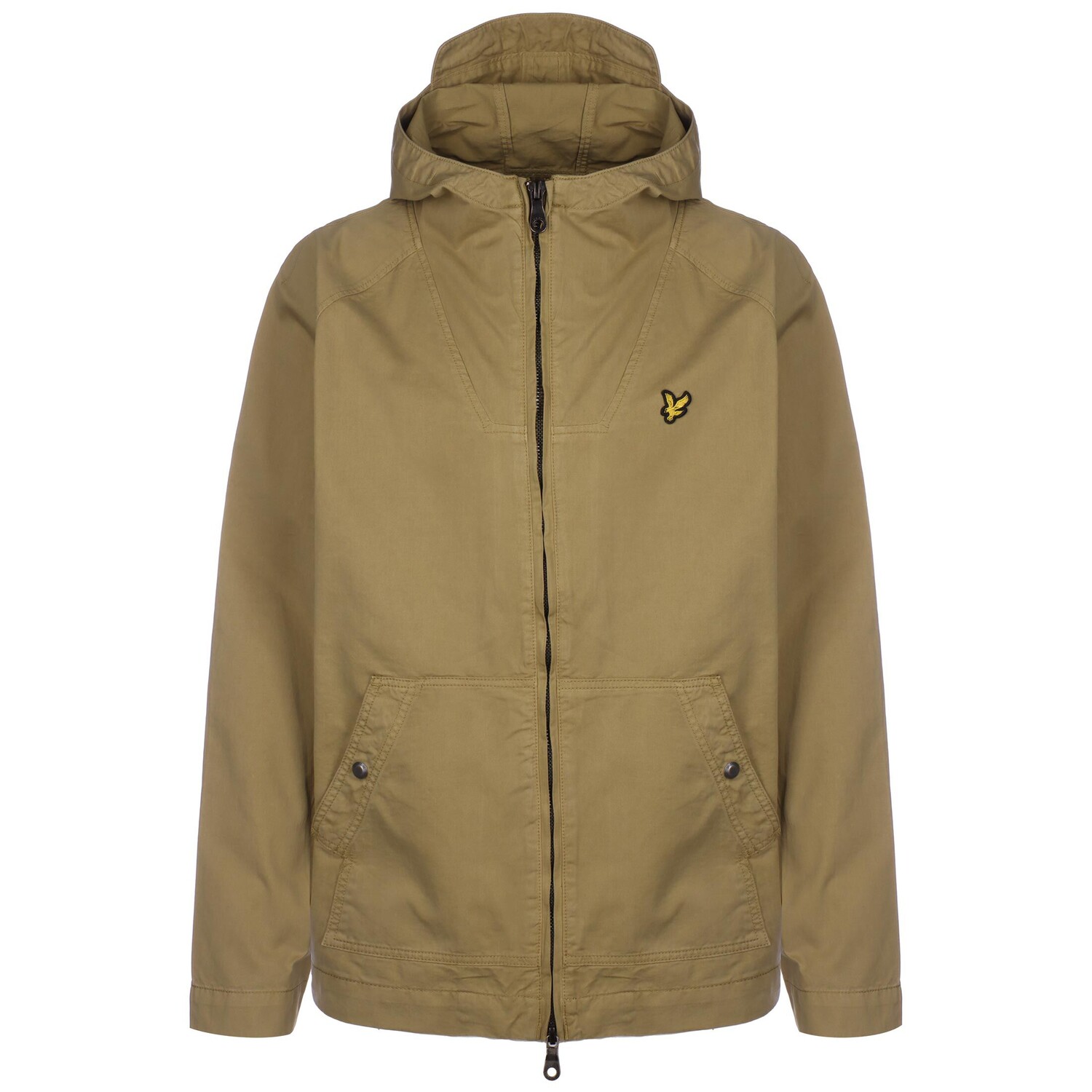 

Куртка Lyle & Scott Kapuzenjacke Garment Dyed Zip Through, бежевый