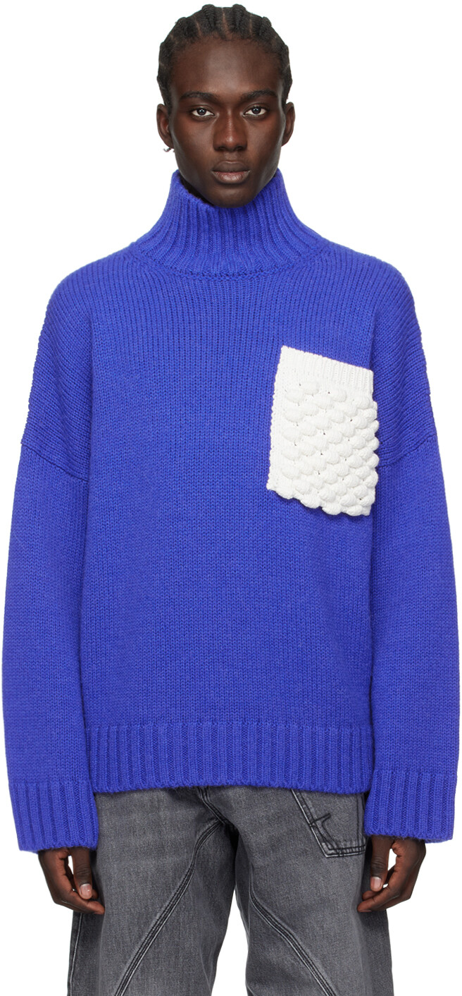 

Синяя водолазка с попкорном Jw Anderson