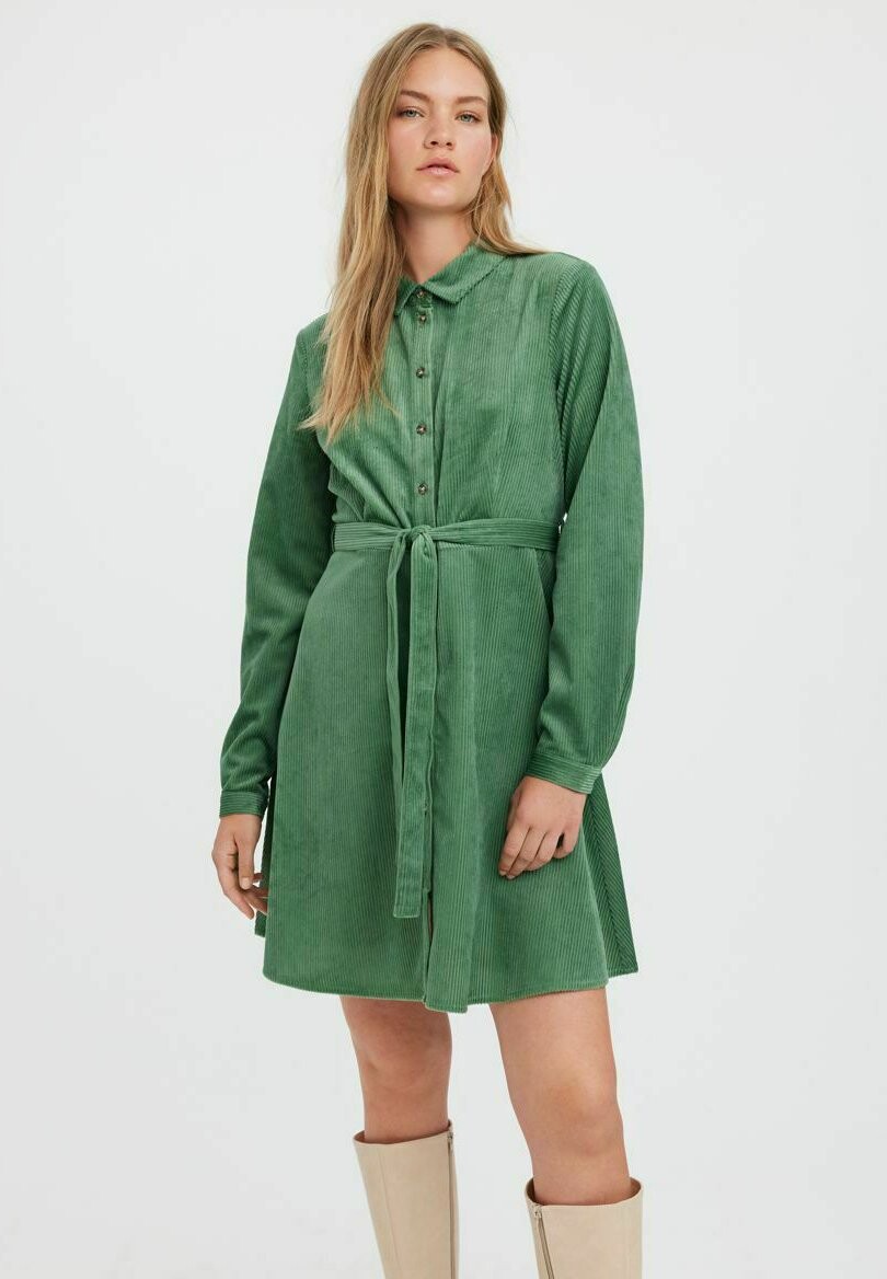 

Платье-рубашка Vero Moda, темно-зеленый