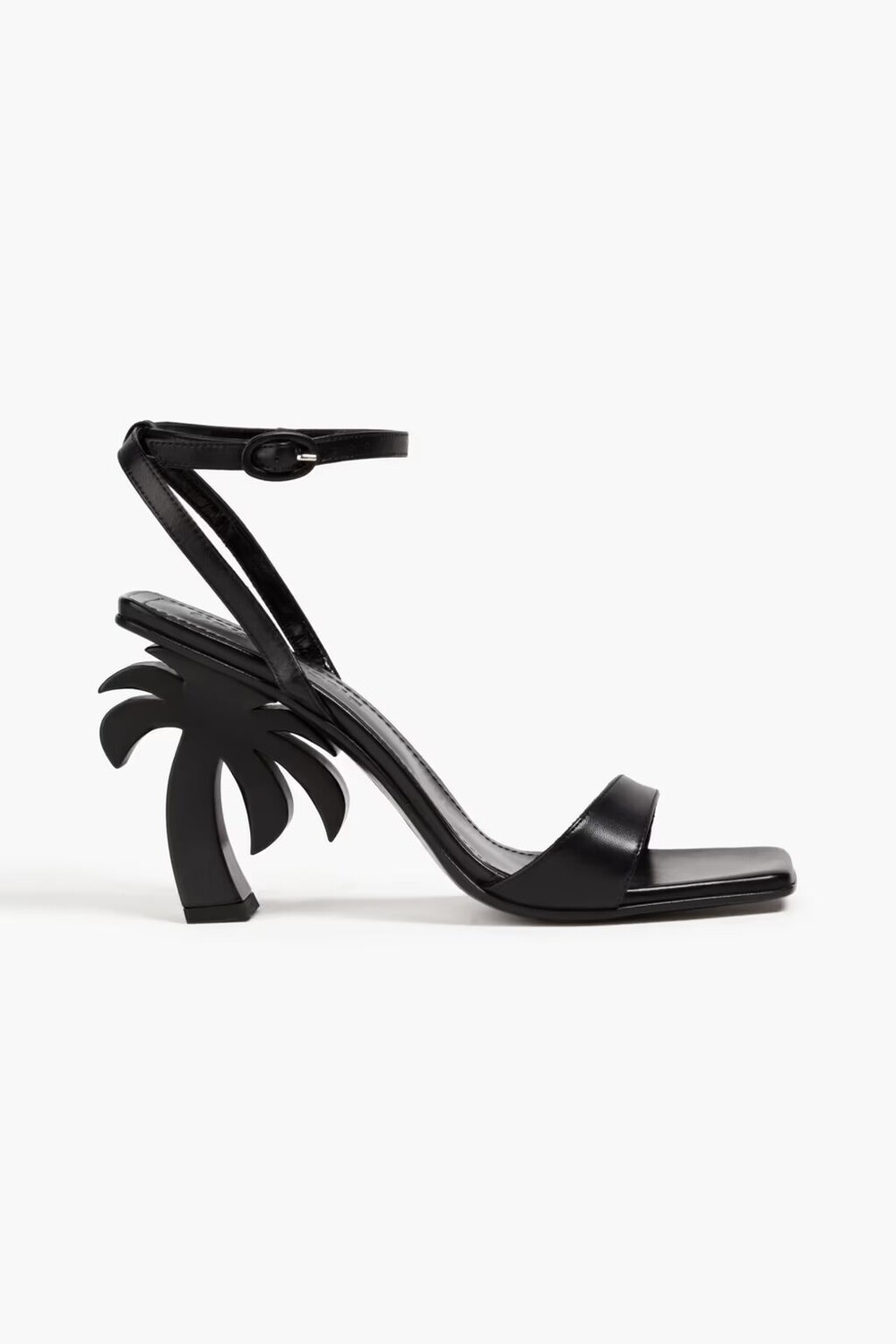 

Кожаные сандалии Palm Heels 38 Palm Angels, черный