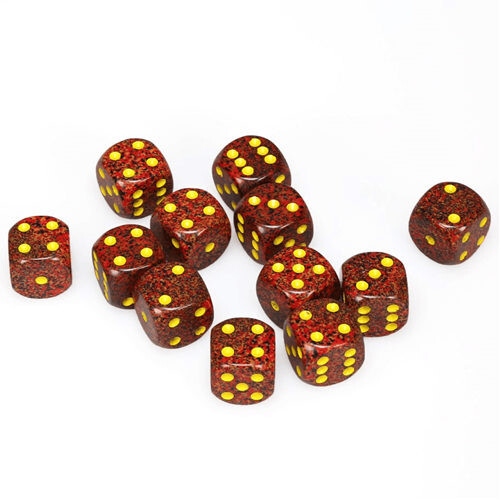 

Игровые кубики Mercury: Speckled D6 Set Of 12 (16Mm) Chessex