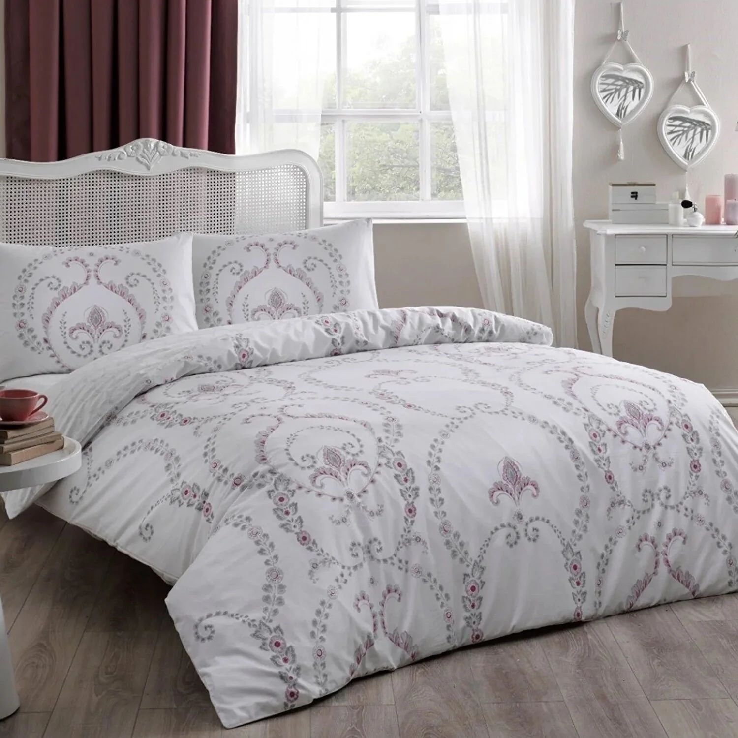 Комплект постельного белья Tac Astra Ranforce, розовый комплект постельного белья neutral astra