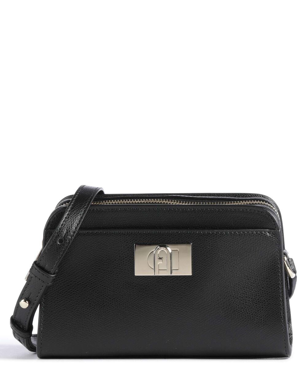 

Мини-сумка на плечо 1927 из зерненой кожи Furla, черный