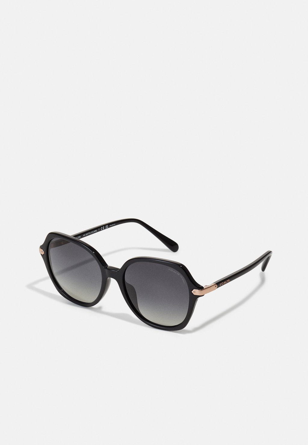Солнцезащитные очки Coach, черные