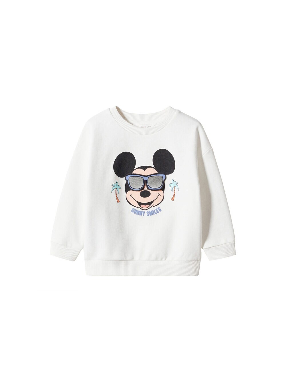 

Толстовка MANGO KIDS, натуральный белый