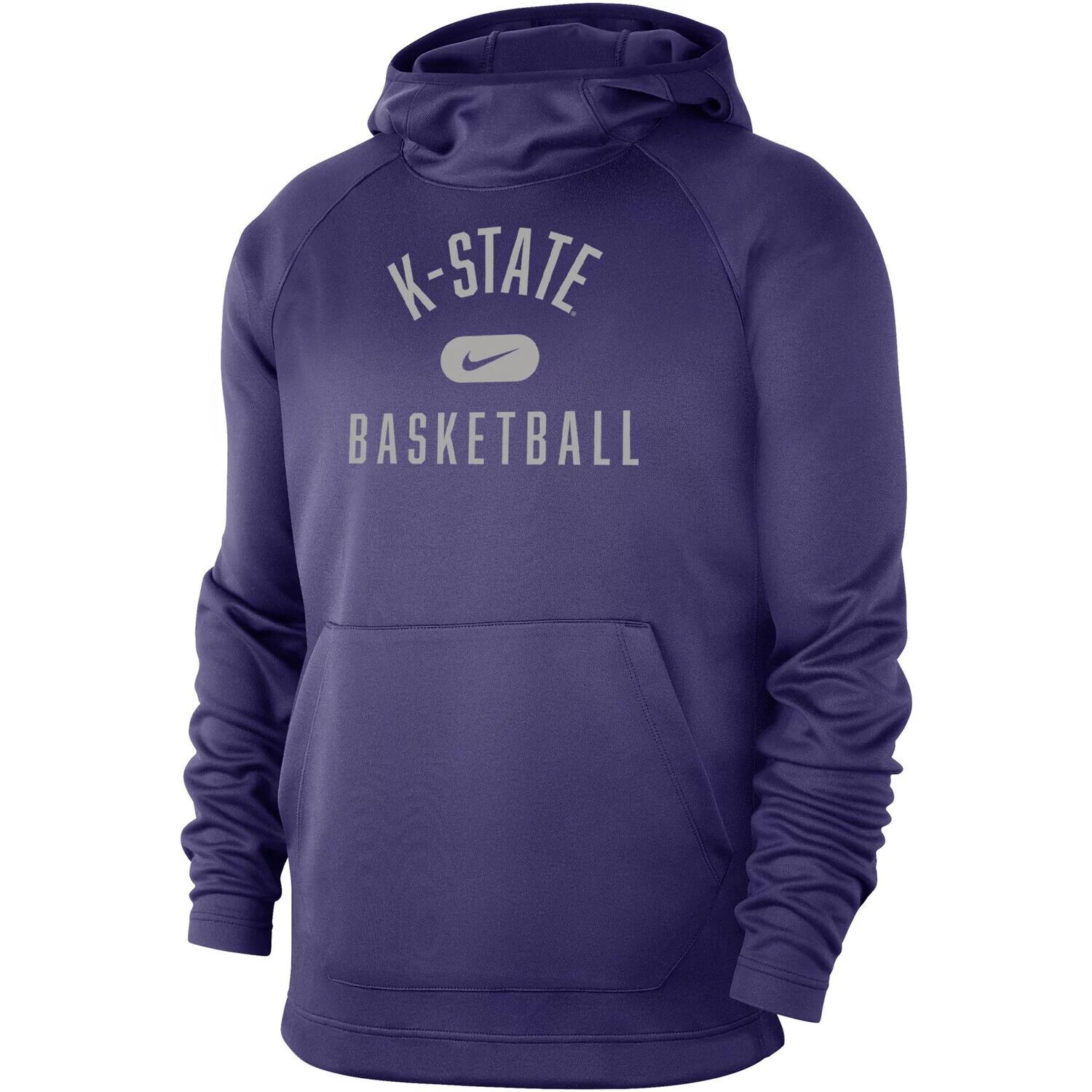 

Мужской фиолетовый пуловер с капюшоном Kansas State Wildcats Spotlight реглан Nike