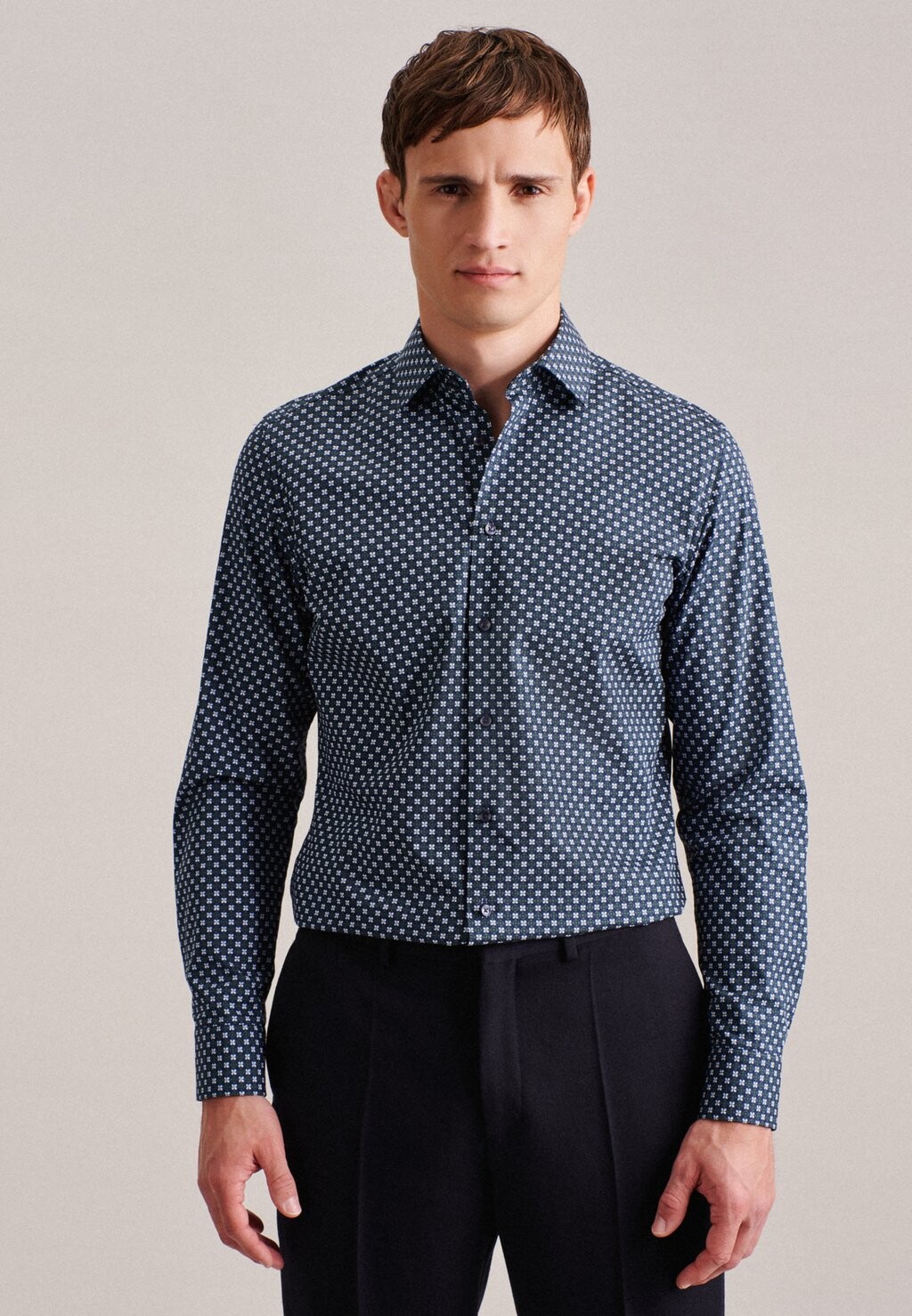 

Рубашка Business Slim Seidensticker, зеленый