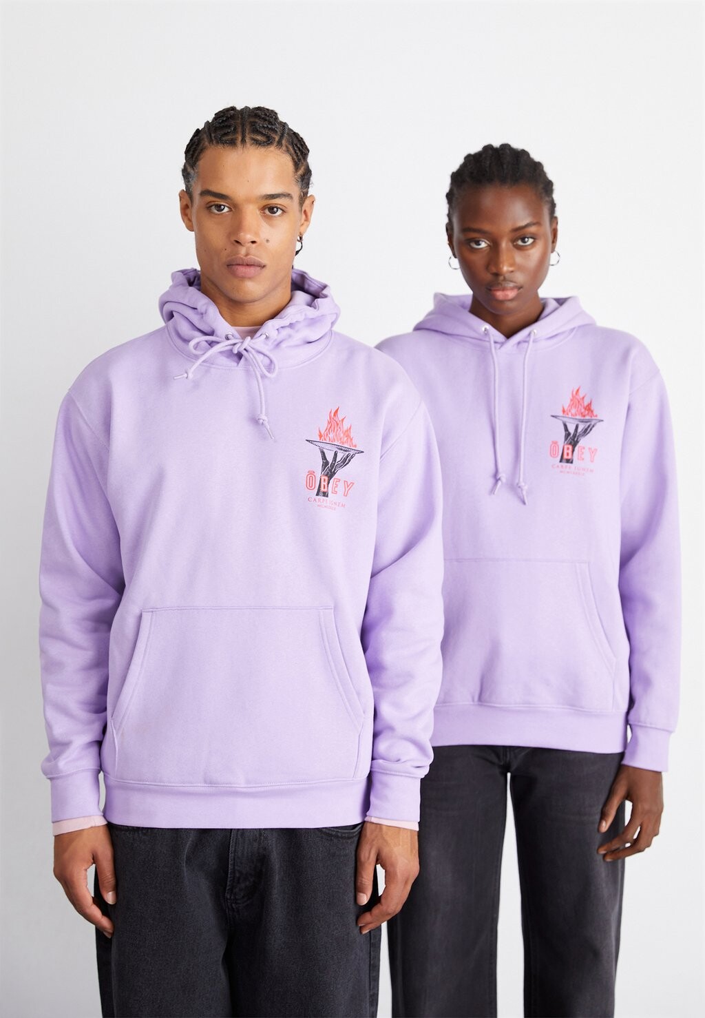 

Толстовка SEIZE FIRE UNISEX Obey Clothing, цифровая лаванда