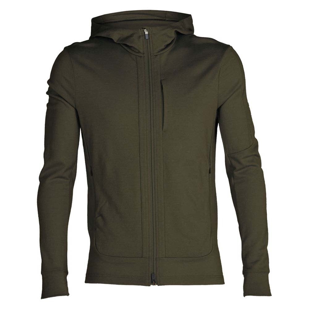 

Толстовка Icebreaker Quantum III Merino Full Zip, зеленый