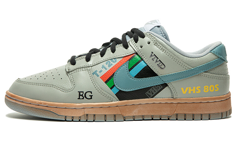 

Кроссовки для скейтбординга Dunk мужские с низким верхом Harbor Mist/Lime Glow Nike