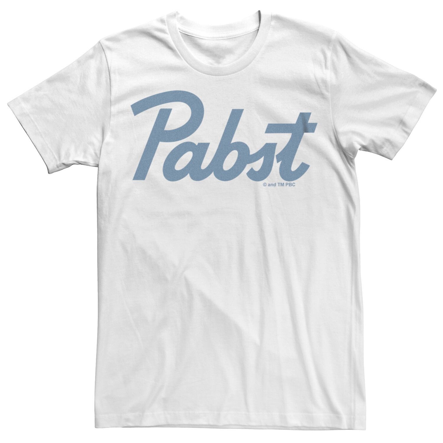 

Мужская футболка Pabst Blue Ribbon Beer Pabst Script Licensed Character