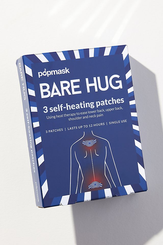Пластыри Popmask Bare Hug самонагревающиеся 8 шт пластыри от артрита колена шеи и спины