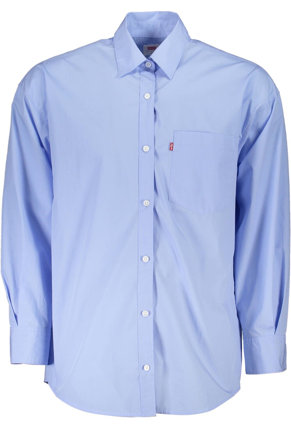 

Синяя хлопковая мужская рубашка Levi's, цвет Light Blue