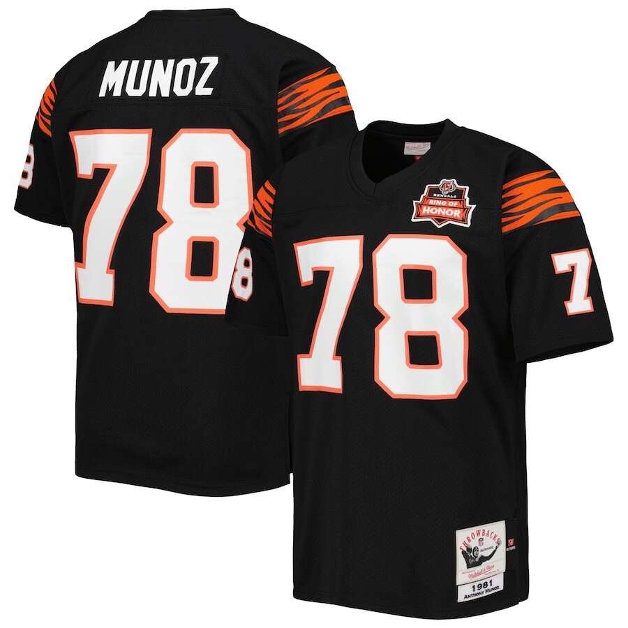 

Джерси Mitchell & Ness Cincinnati Bengals, черный