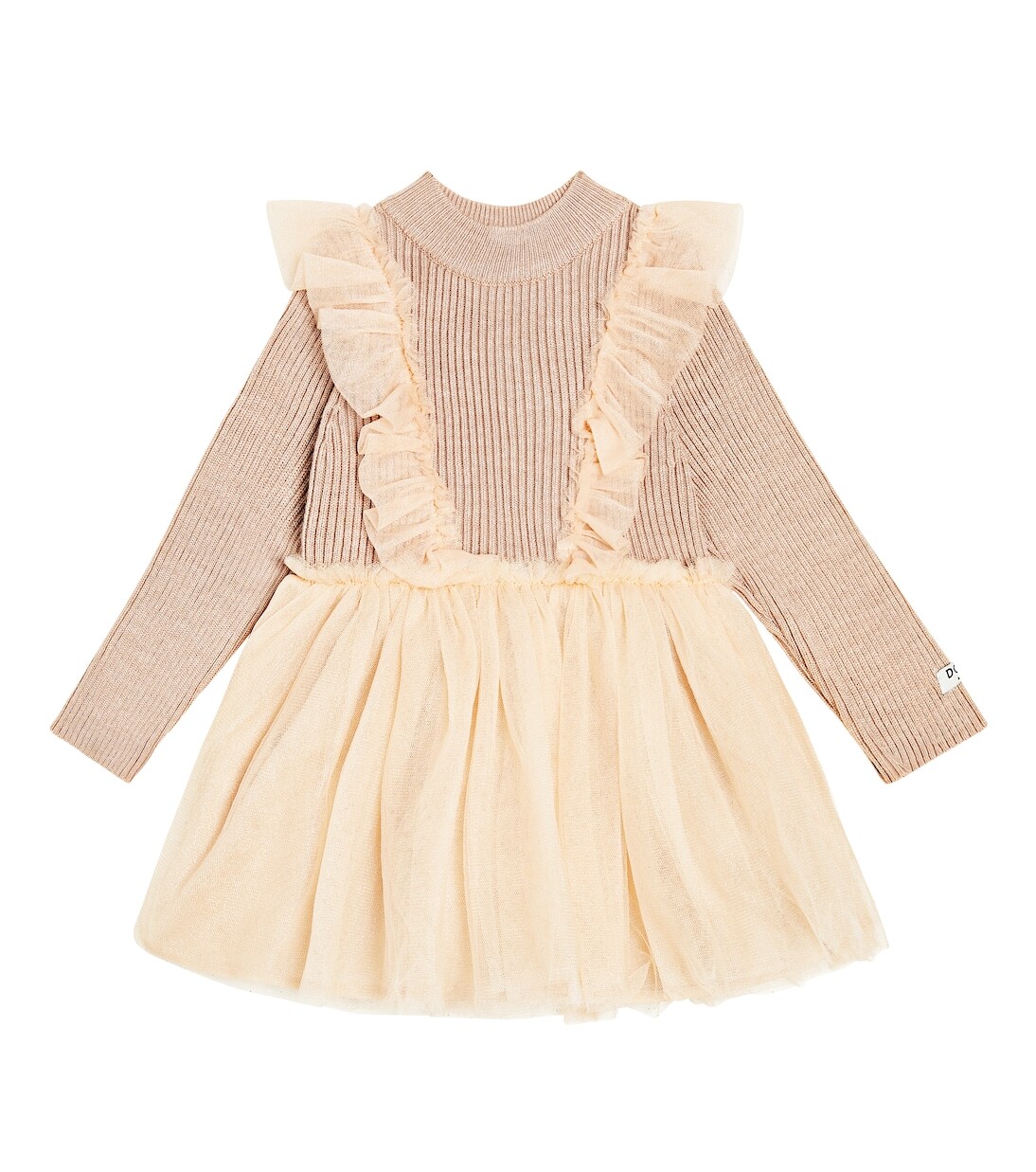 

Платье baby flovos из тюля в рубчик Donsje, коричневый