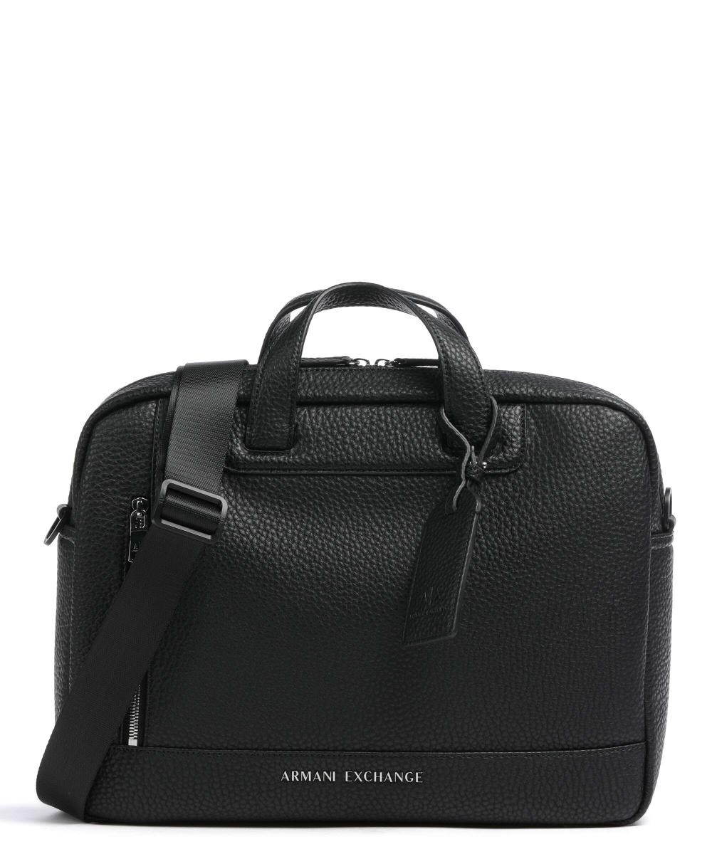 

Портфель 14″ из искусственной кожи Armani Exchange, черный