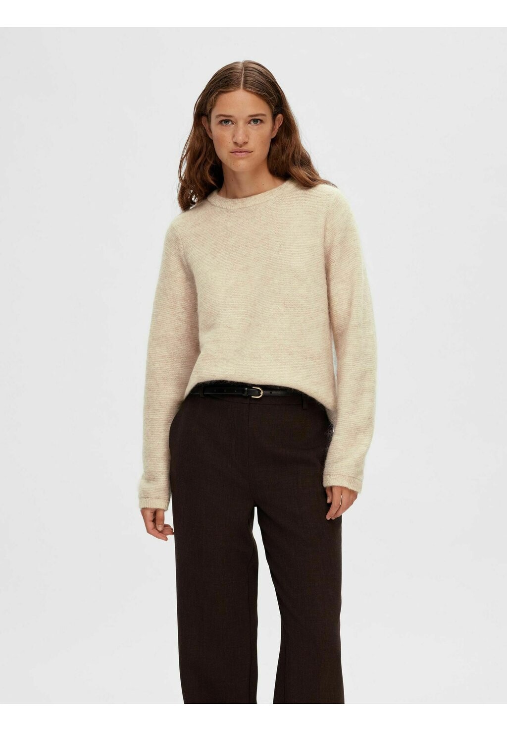 

Свитер SLFLIVE LS KNIT O-NECK Selected Femme, береза