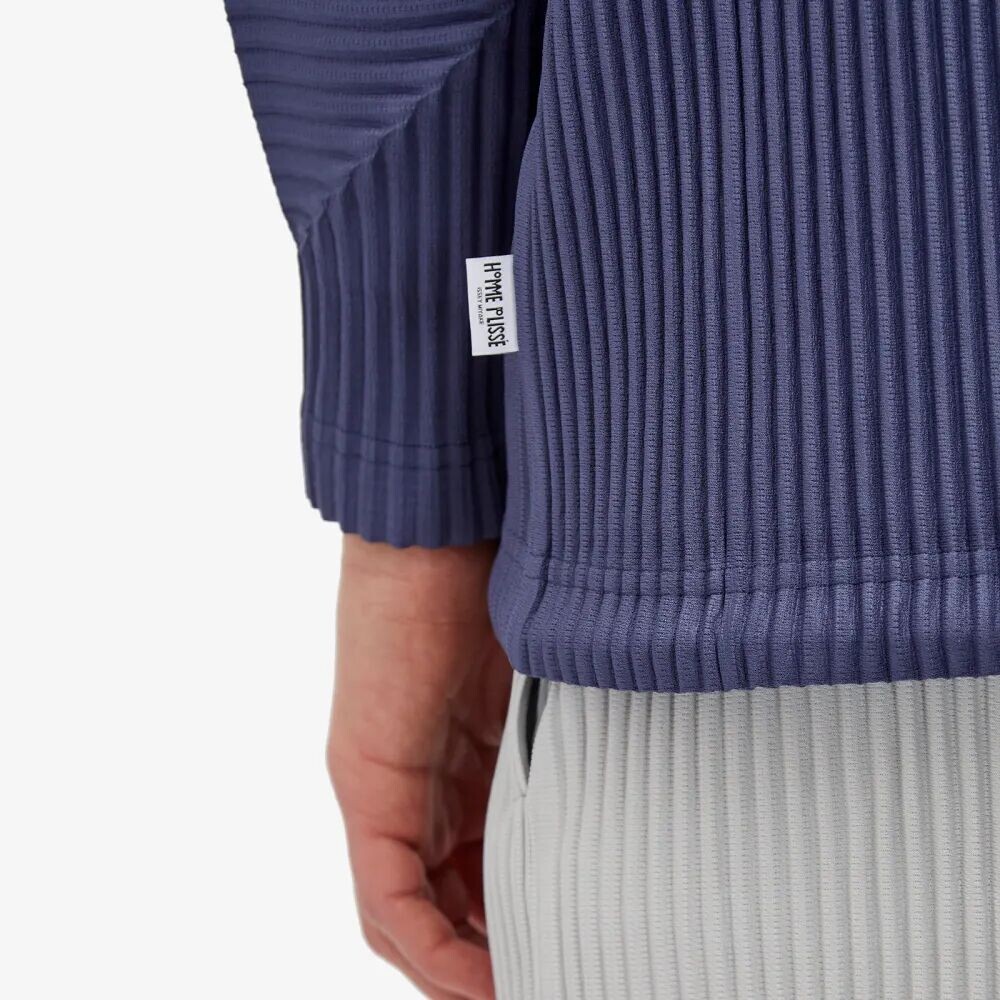

Homme Plissé Issey Miyake Плиссированная куртка-рубашка, синий