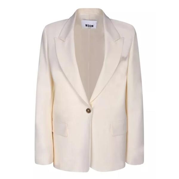 

Куртка wool jacket by msgm Msgm, бежевый