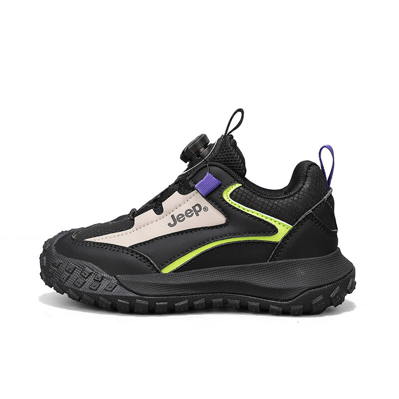 

Детские кроссовки Kids Low-top Black Jeep, черный/бежевый