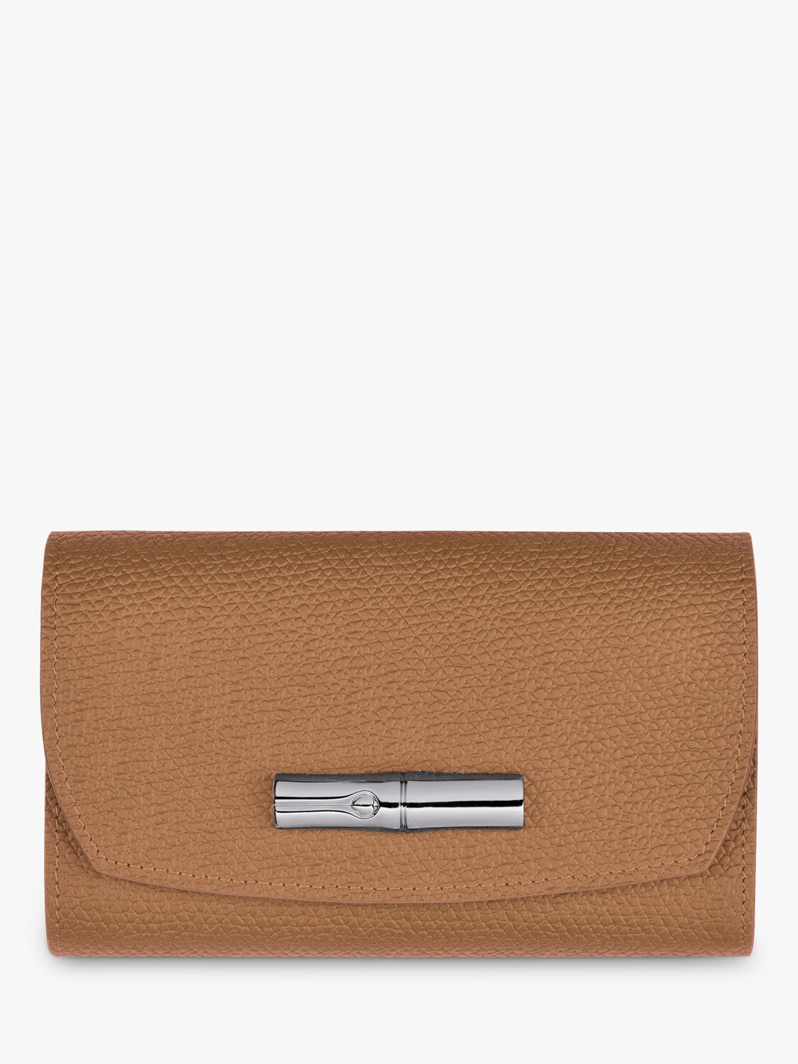 

Компактный кожаный кошелек Longchamp Roseau, натуральный