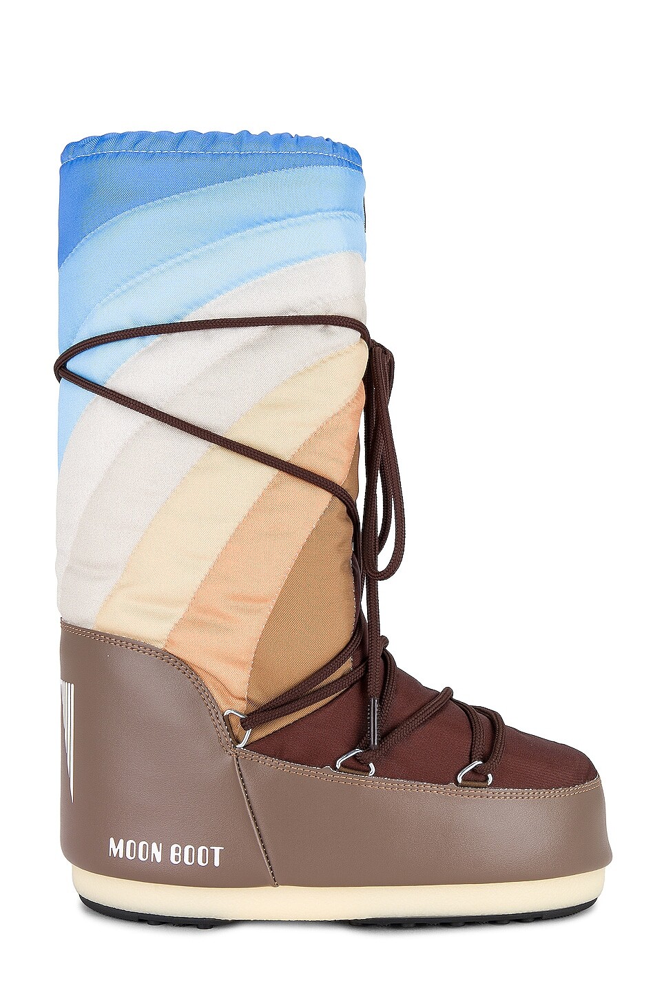 

Ботинки MOON BOOT Icon Rainbow, цвет Brown & Blue