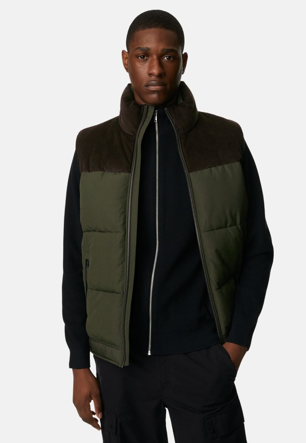 

Жилет THERMOWARMTH CORDUROY GILET Marks & Spencer, цвет khaki mix