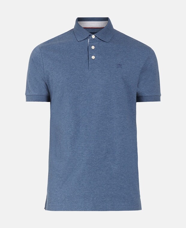 

Рубашка поло Hackett London, цвет Slate Blue