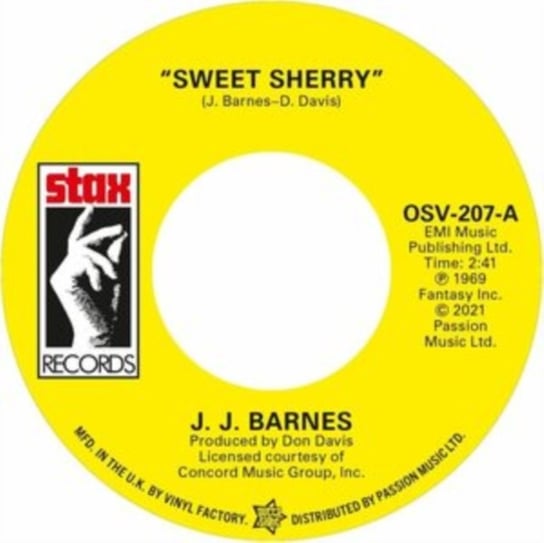 Виниловая пластинка Barnes J.J. - Sweet Sherry/The Whole Damn World Is Going Crazy