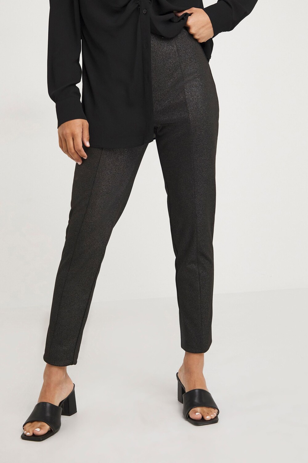 

Брюки Silver Ponte из ткани понте JD Williams, серебряный, Серый