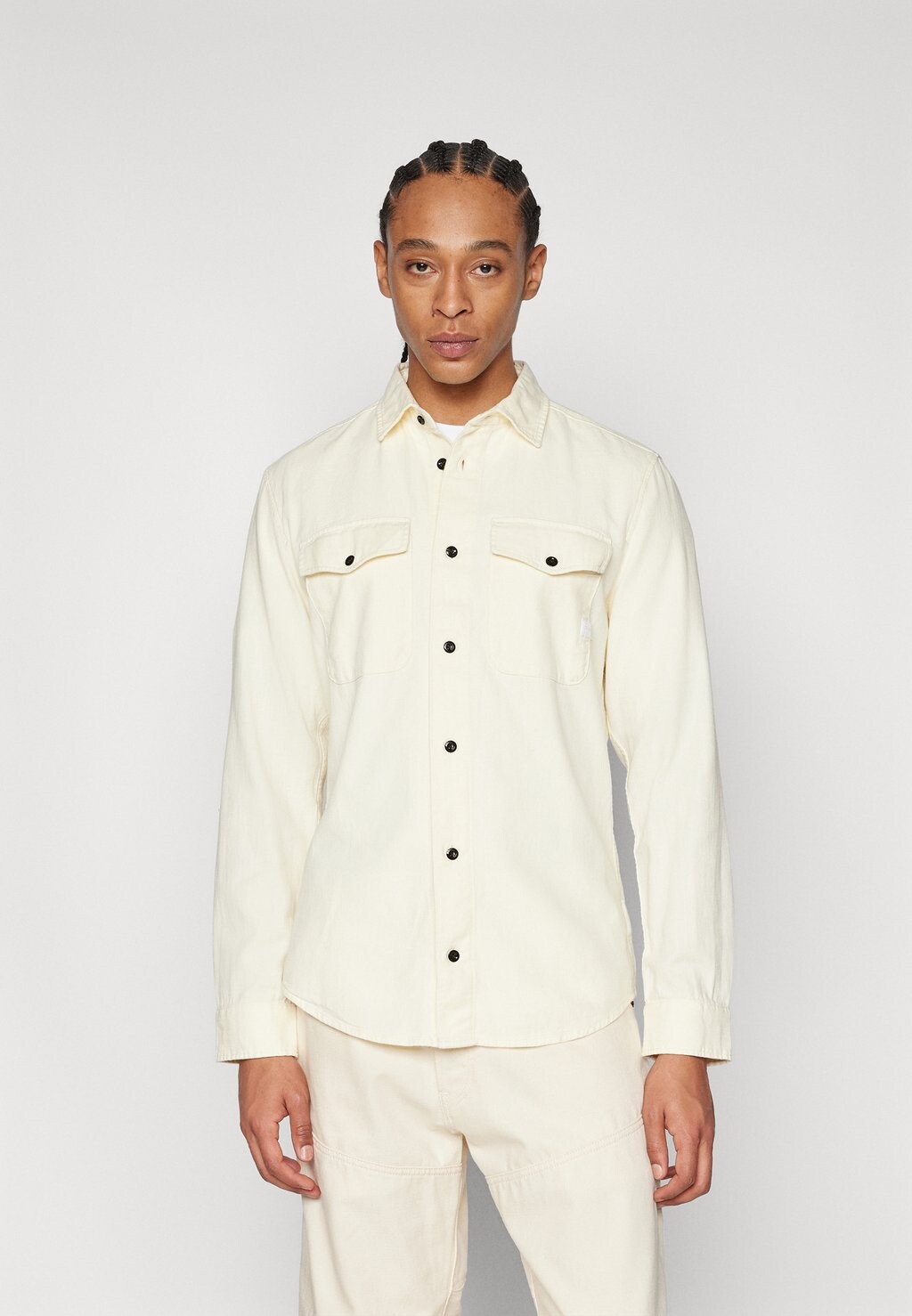 

Рубашка MARINE SLIM SHIRT G-STAR, кремовый
