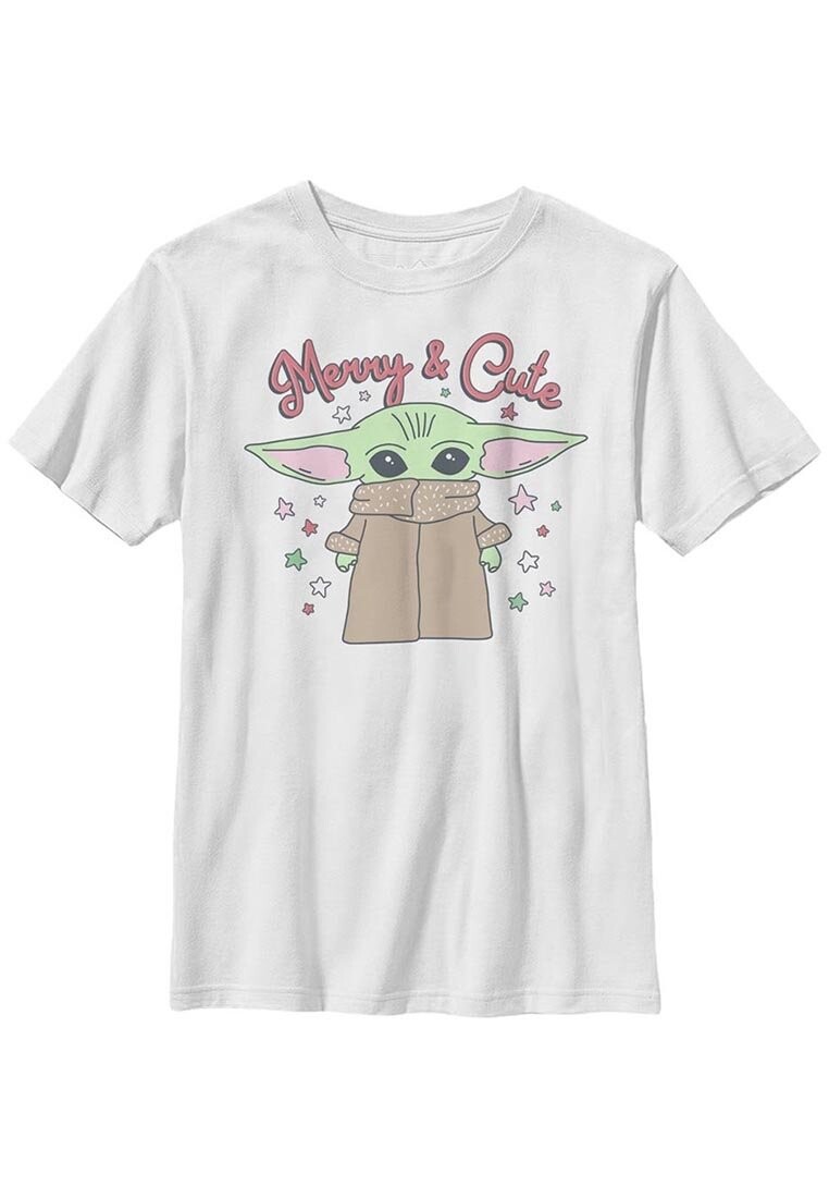 

Футболка с принтом Star Wars: The Mandalorian Merry And Cute Star Wars, белый