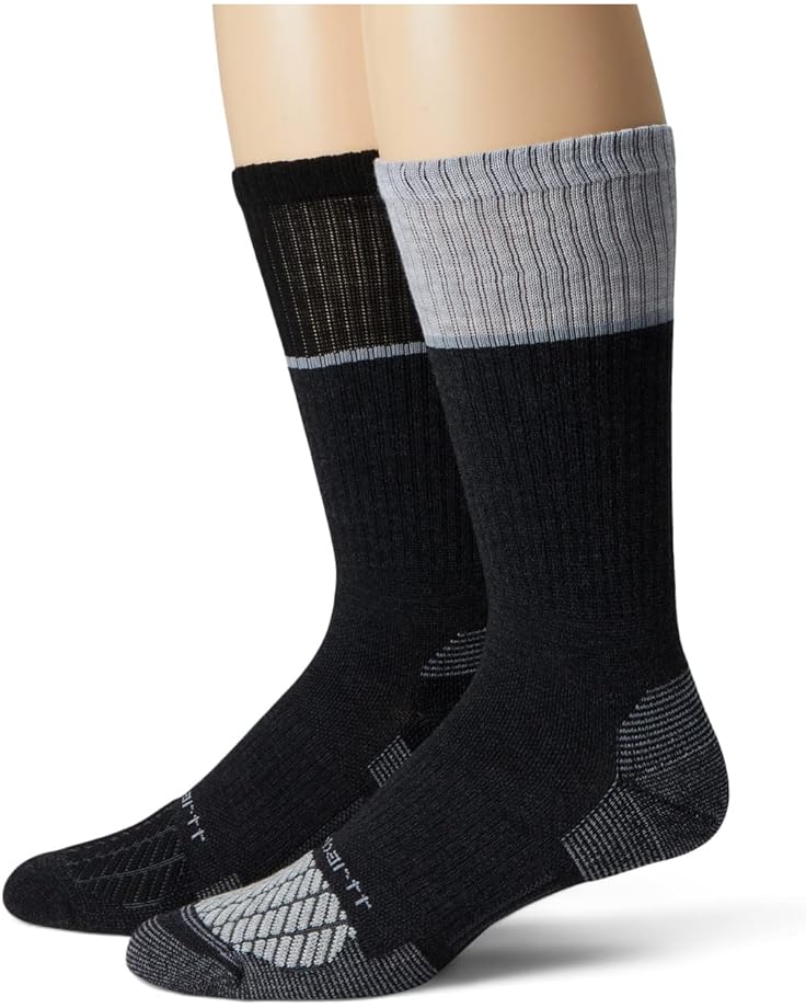 Носки Carhartt FORCE Midweight Steel Toe Crew Socks 2-Pack, цвет Assortment #3
